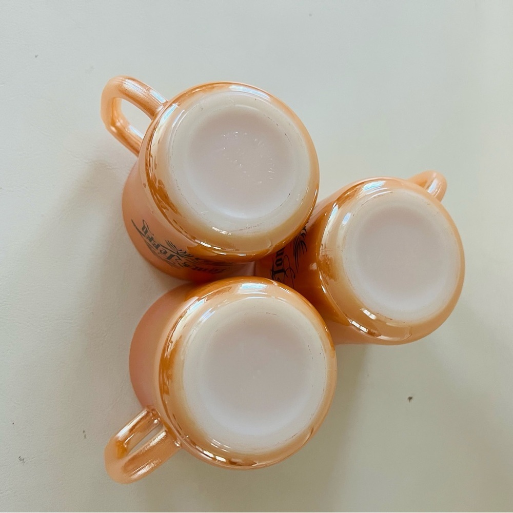 Fire King Orange Mugs Set of 3 - Picture 6 of 13